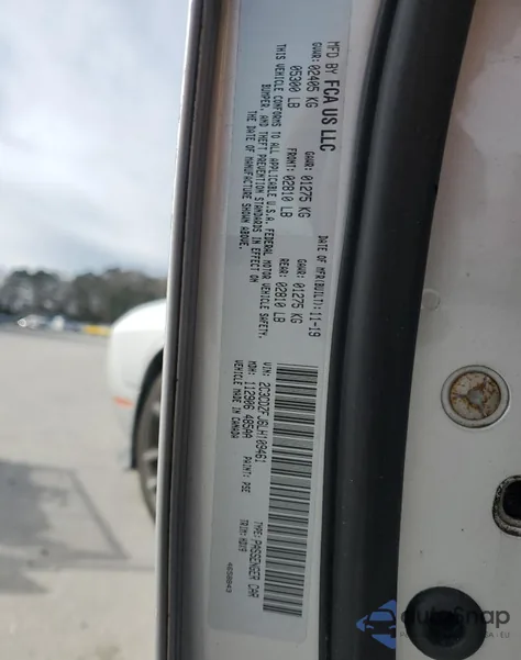 2020 Dodge Challenger R/T Scat Pack z USA, uszkodzony, nr VIN 2C3CDZFJ6LH109461